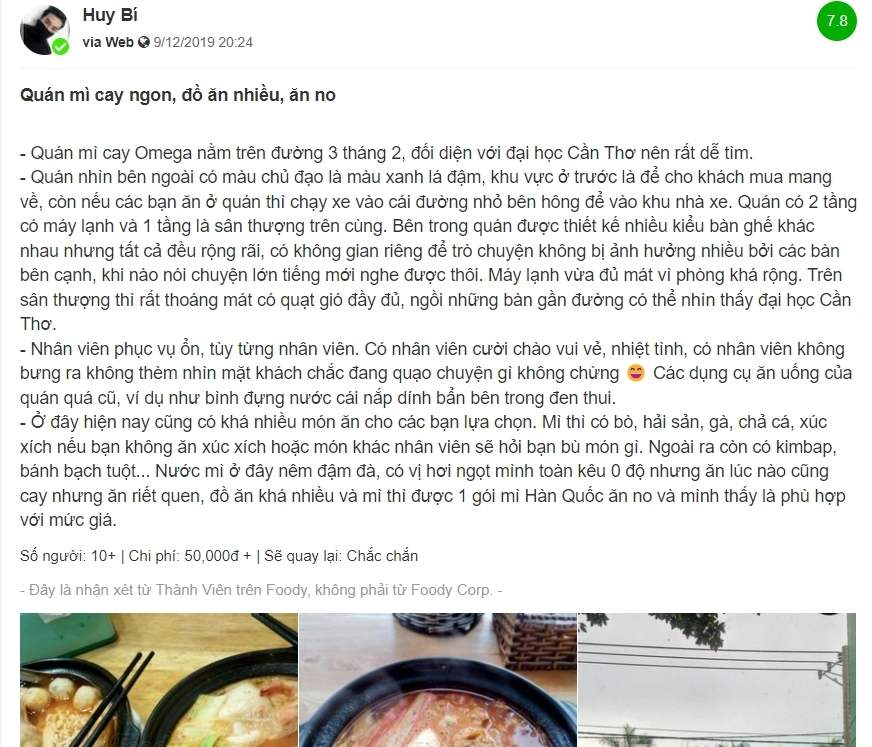 Săn lùng chuỗi Mì cay Omega Cần Thơ khuynh đảo giới trẻ 14