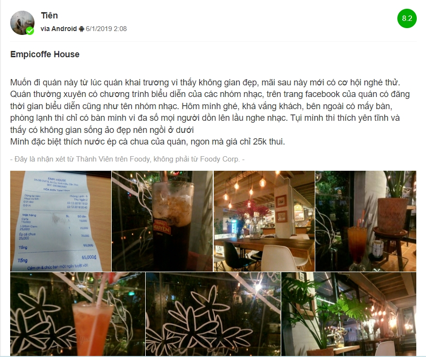 Cuối tuần chill cùng âm nhạc tại EMPI Coffee House Cần Thơ 15
