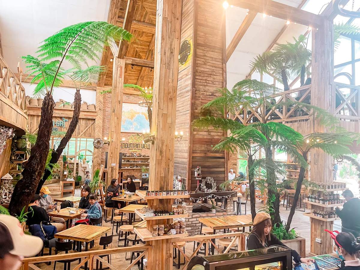 Đến Đà Lạt Mountain View coffee trải nghiệm không gian Bắc Âu bên núi đồi mộng mơ 6