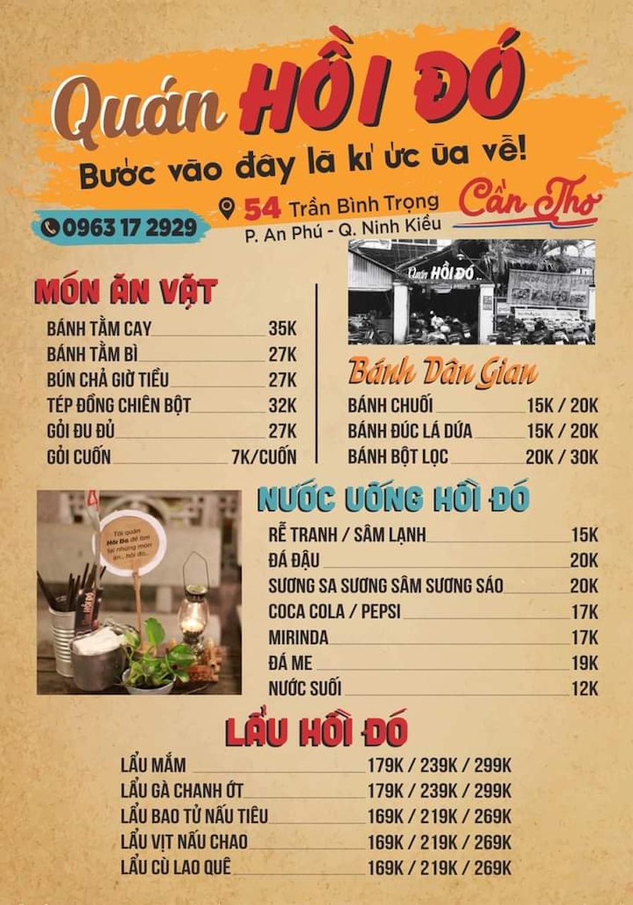 Tìm về những năm tháng ký ức cùng không gian Quán Hồi Đó Cần Thơ 5