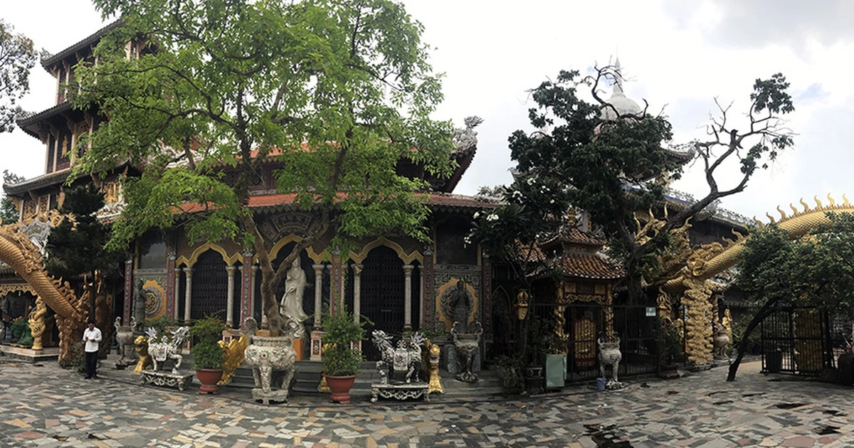 Chùa Châu Thới, chốn bồng lai tiên cảnh tại Bình Dương 8