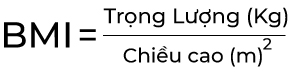 Công thức tính chỉ số BMI