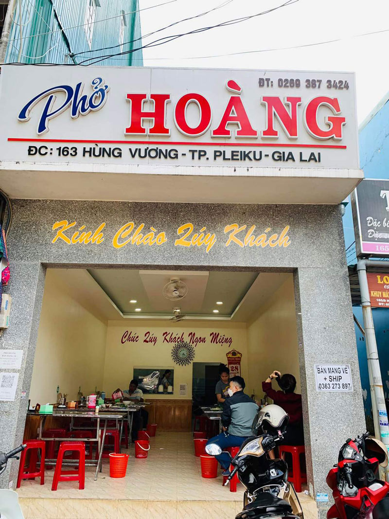 Thưởng thức hương vị phở Hoàng Gia Lai nức tiếng Pleiku 2