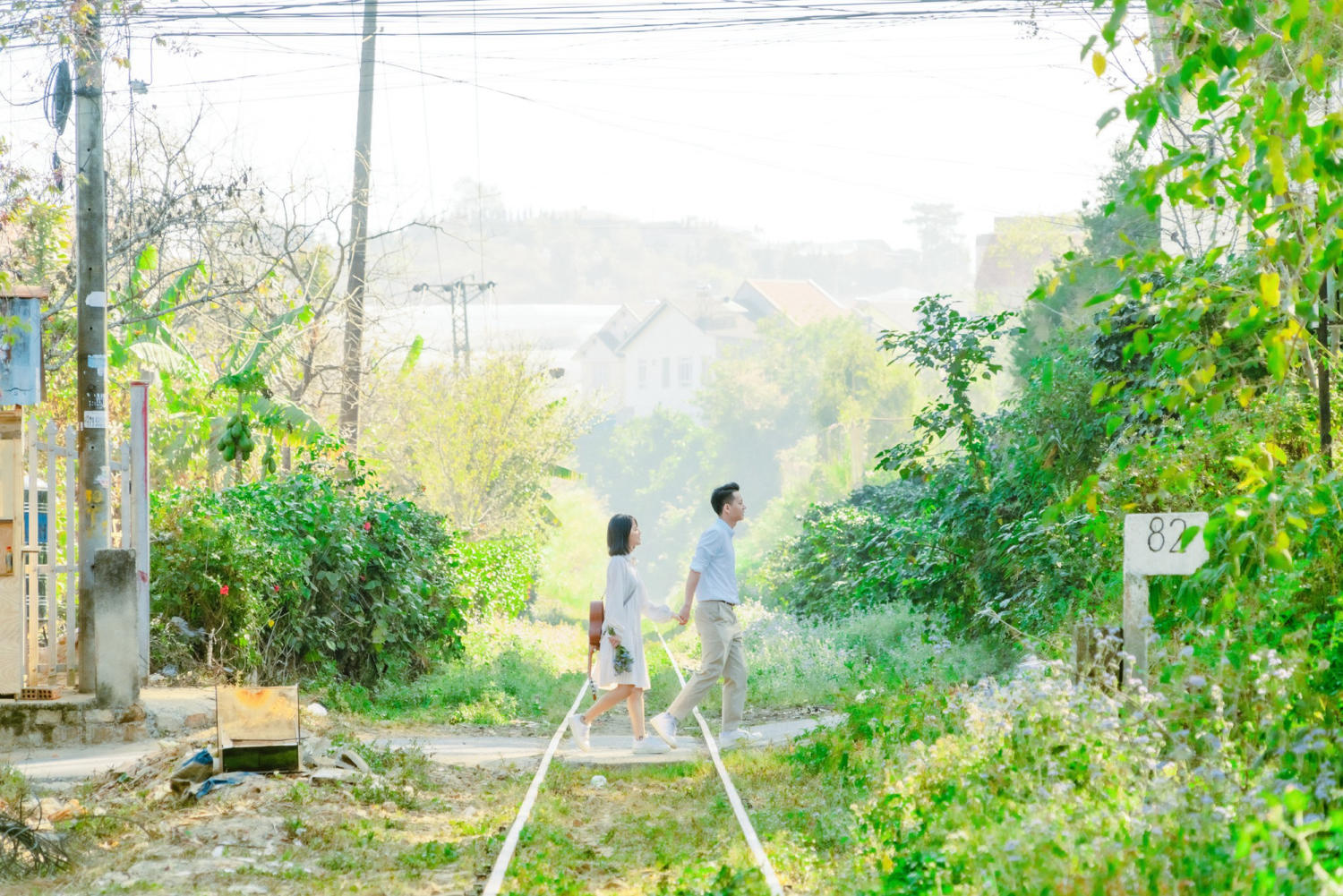 Đường tàu Trần Quý Cáp - Ngắm mai anh đào tại góc trời Đà Lạt đẹp tựa ngôn tình 5