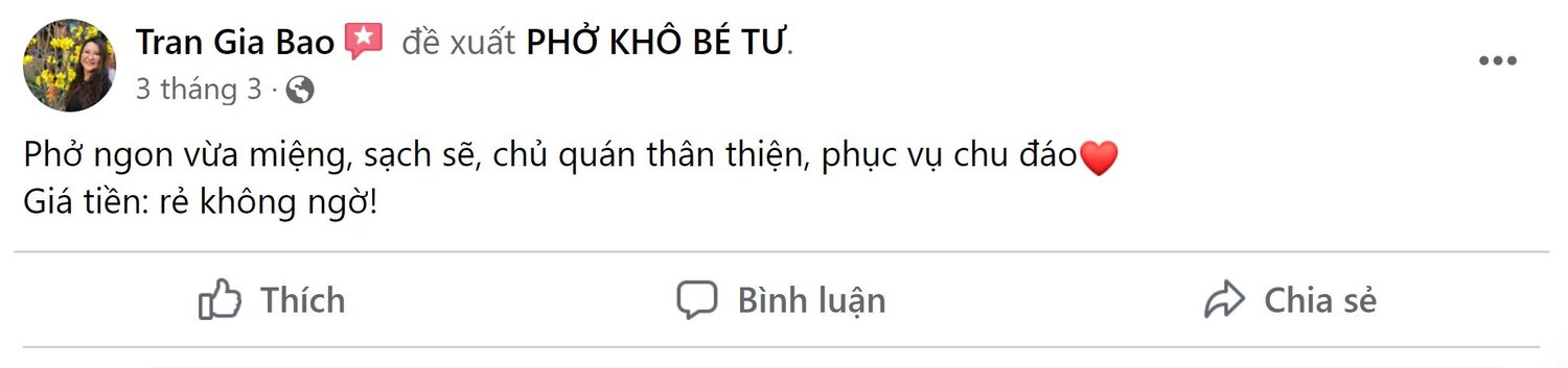 Khám phá Phở khô Bé Tư, điểm đến ẩm thực thú vị ở Pleiku 7