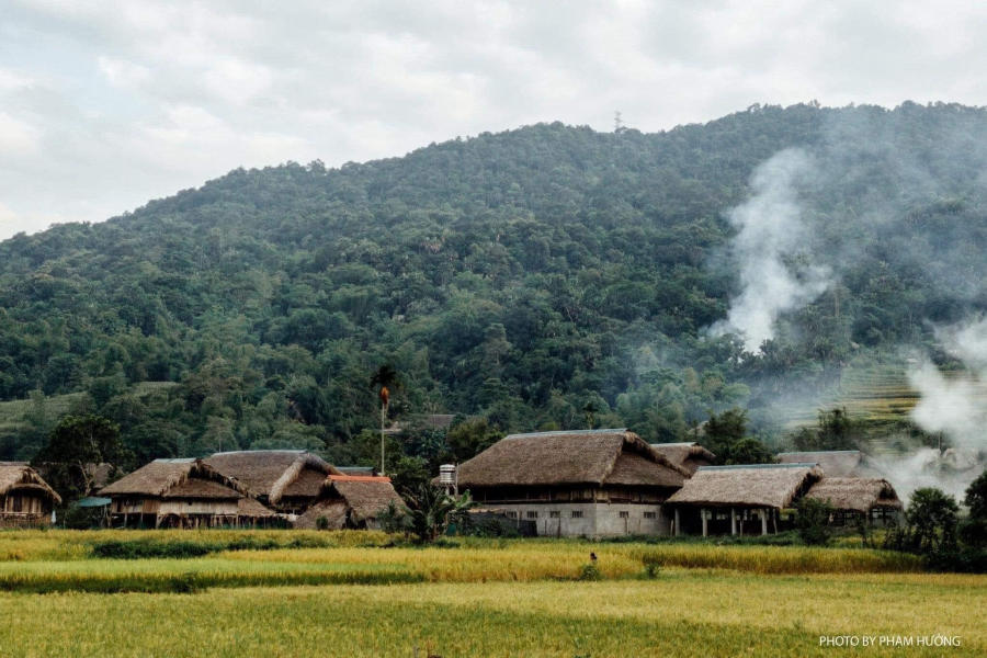 Làng quê Hà Giang yên bình vào mỗi buổi chiều trên cao nguyên đá 5