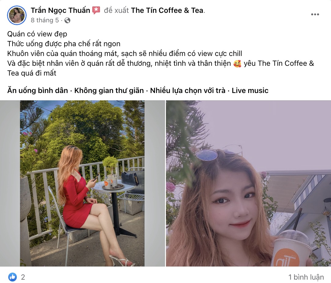 Sống ảo tại The Tín Coffee Tea, quán cà phê Bình Dương view đẹp nức tiếng 8