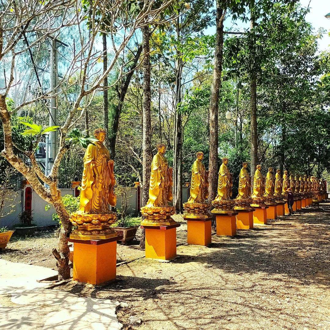 Vãn cảnh Chùa Thái Sơn núi Cậu với kiến trúc phương Đông đặc sắc 8