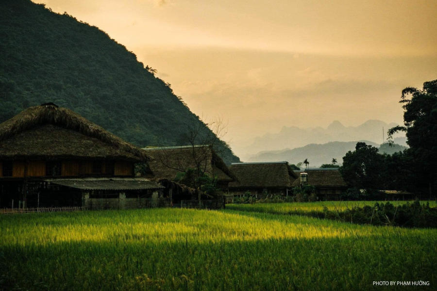 Làng quê Hà Giang yên bình vào mỗi buổi chiều trên cao nguyên đá 9