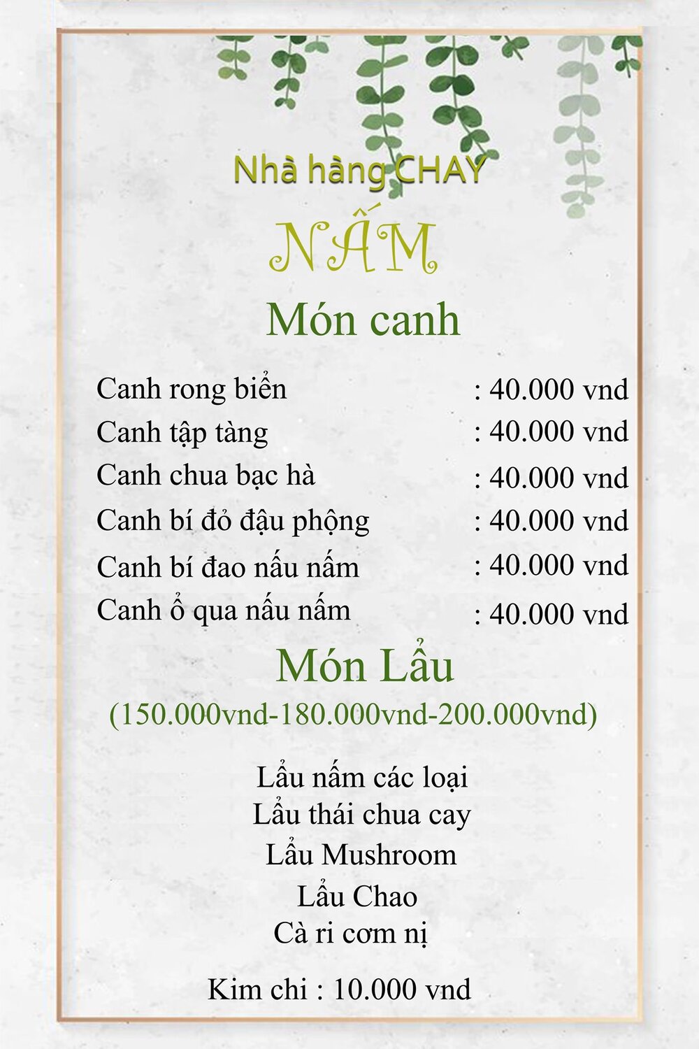 Nấm Restaurant, tinh hoa ẩm thực chay giữa lòng phố núi Pleiku 12