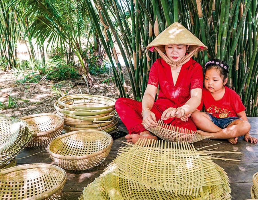 Tham quan làng Nghề đan đát ở Nguyễn Phích cực nổi tiếng 3